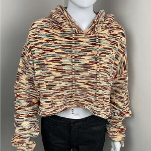 Women’s Hem & Thread Multicolor Chenille sweater  size large